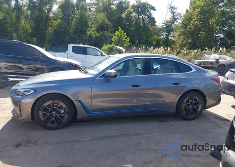 2023 BMW I4 Edrive35 из США, поврежденный, VIN WBY43AW02PFR41512
